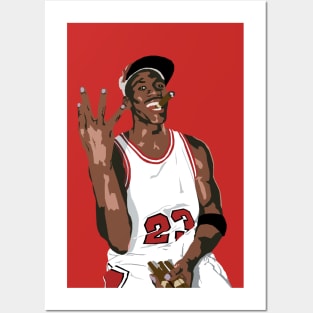 Michael Jordan Championship Celebration Posters and Art